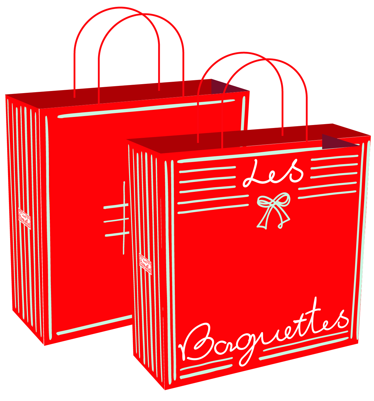 Les Baguettes shopping bag