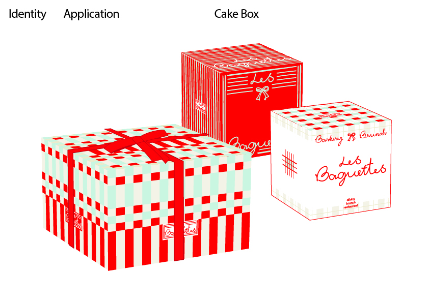 Les Baguettes cake boxes